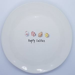 NEW Rae Dunn Happy Easter Plate